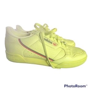 Adidas Continental 80 Retro Neon Yellow